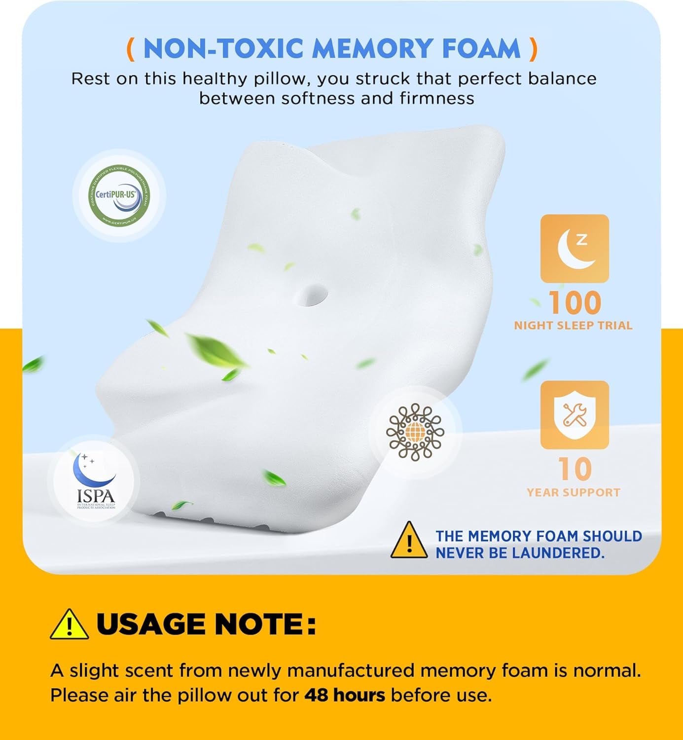 Ultimate Cervical Pillow for Pain Relief