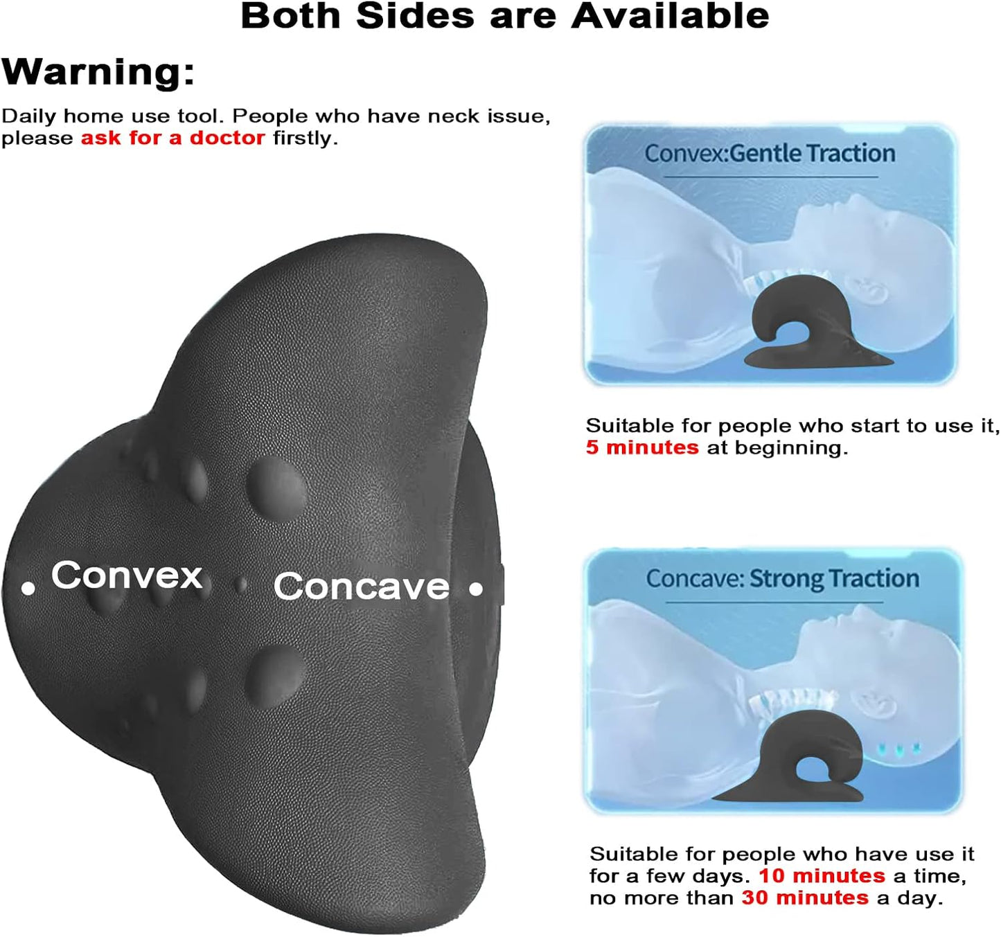 Neck and Shoulder Relaxer for Release Neck Pressure and Muscle Tensions, Neck Stretcher and Shoulder Massager for Relax 10 Minutes a Day