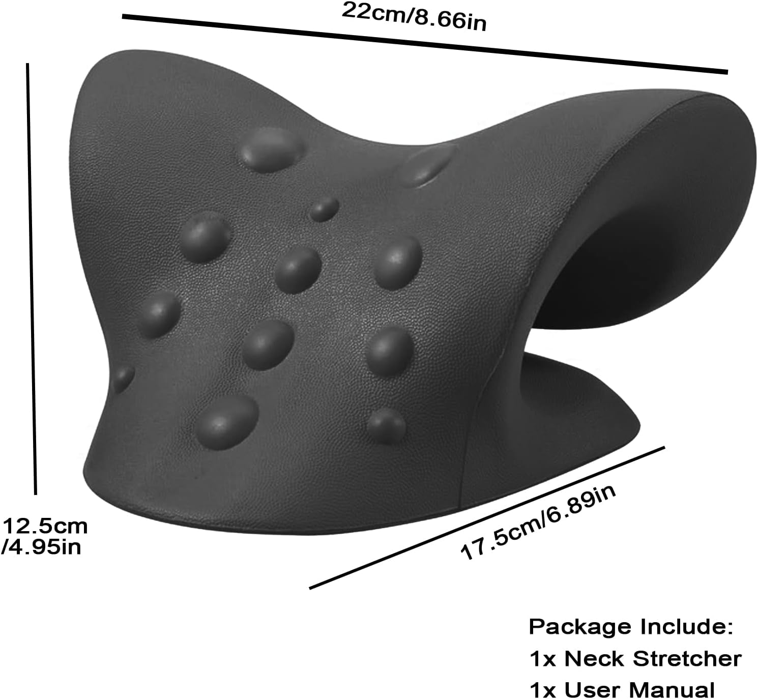 Neck and Shoulder Relaxer for Release Neck Pressure and Muscle Tensions, Neck Stretcher and Shoulder Massager for Relax 10 Minutes a Day